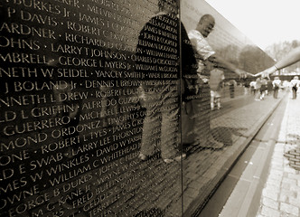 Image showing Vietnam war memorial