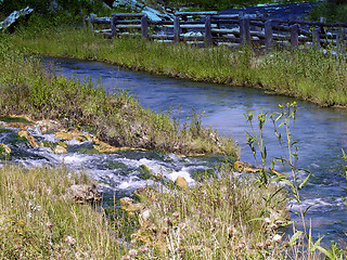 Image showing Hot Springs near Yellowstone