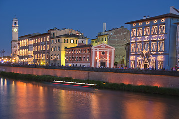 Image showing Luminaria in Pisa, Italy