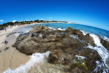 Image showing Crystal Waters of Corsica Coast, France