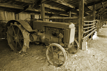 Image showing Old tractor