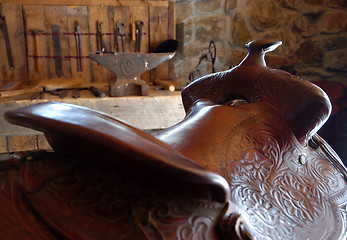 Image showing Horse saddle