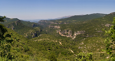 Image showing landscape in Catalonia, Spain