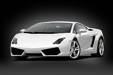 Image showing 3/4 view of white supercar