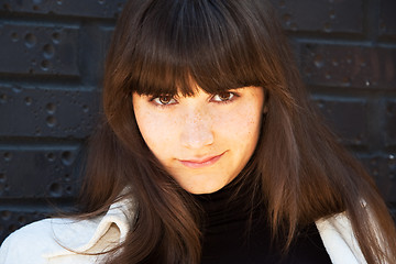 Image showing Portrait of a smiling stylish lady