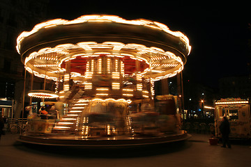 Image showing classical french carousel