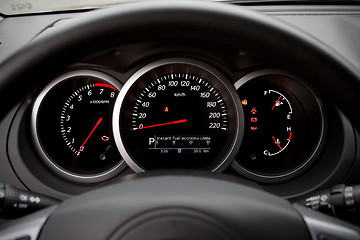 Image showing Modern car dashboard