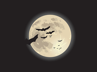 Image showing Halloween background illustration