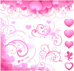 Image showing Valentine's day element design