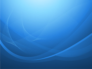 Image showing Abstract Blue Background Texture