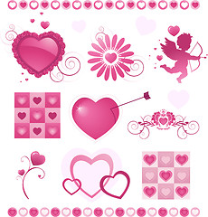 Image showing Valentine's day element design