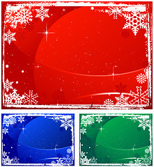 Image showing Winter Christmas background