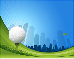 Image showing Golf background