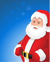 Image showing Christmas Santa claus illustration