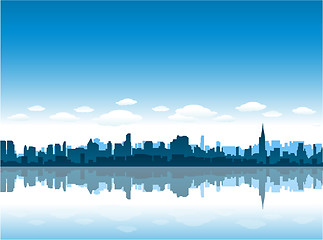 Image showing New york cityscape background