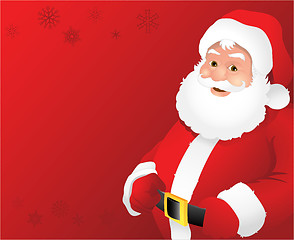 Image showing Christmas Santa claus illustration