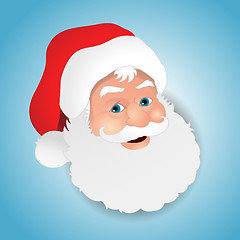 Image showing Santa claus face