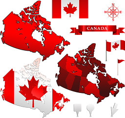 Image showing Canada map