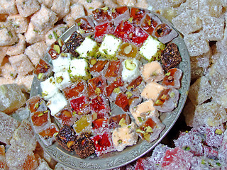 Image showing Delights on a plate