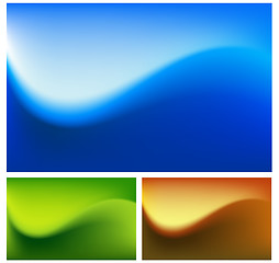 Image showing Abstract Blue Background Texture