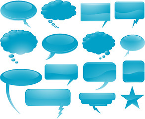 Image showing Speech bubble collection