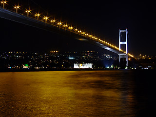 Image showing Night bridge