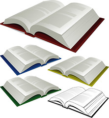 Image showing Open book illustration