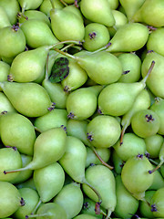 Image showing Organic pears