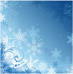Image showing Winter Christmas background