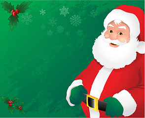 Image showing Christmas Santa claus illustration