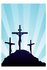 Image showing Jesus on the cross illustration