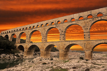 Image showing Pont du Gard 