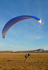 Image showing paragliding