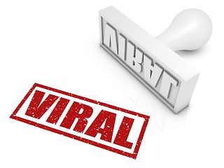 Image showing Viral Rubber Stamp