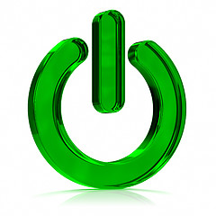 Image showing Power On Green Icon