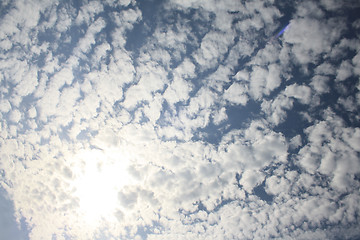 Image showing beautiful blue-sky with clouds  