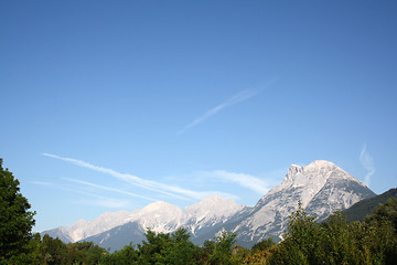Image showing panorama of mountains