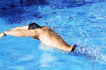 Image showing swimming for fun