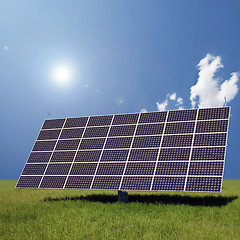 Image showing  image of a big solar plant 