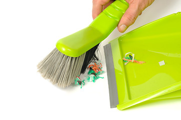 Image showing Brush and Dustpan