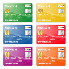 Image showing Set of Credit Cards