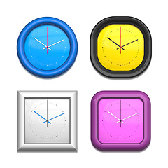 Image showing four different clocks