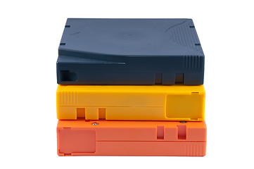 Image showing Blue, Yellow and Blue Cartridges