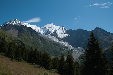 Image showing Mont-Blanc in summer