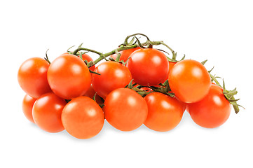 Image showing Bunch of cherry tomatoes