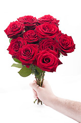 Image showing Red roses for you