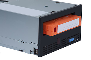 Image showing LTO Drive and cartridge (corner view)