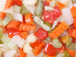 Image showing Mixed vegetables