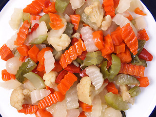 Image showing Mixed vegetables