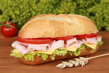 Image showing Ham Sandwich